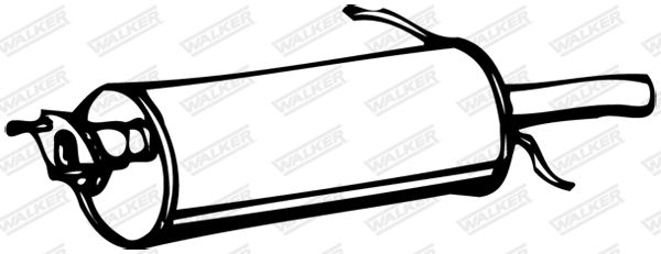 WALKER 06246 Rear Muffler