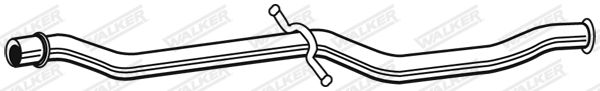 WALKER 06498 Exhaust Pipe
