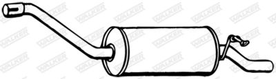 Rear Muffler WALKER 12699