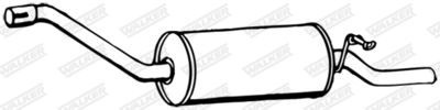 Rear Muffler WALKER 12700
