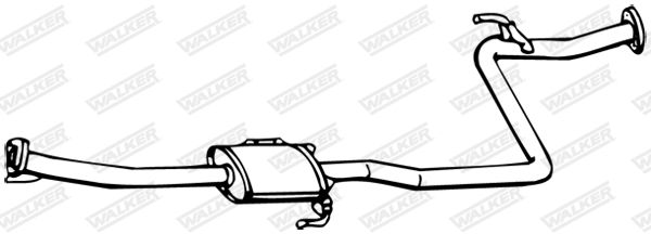 WALKER 13305 Centre Muffler