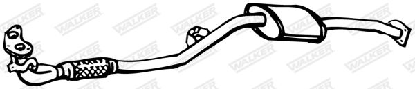 WALKER 14145 Front Muffler