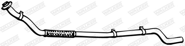 WALKER 14836 Exhaust Pipe
