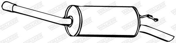 WALKER 14978 Rear Muffler