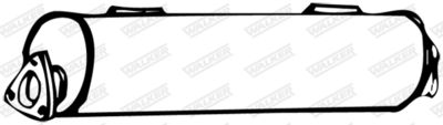 Centre Muffler WALKER 18218