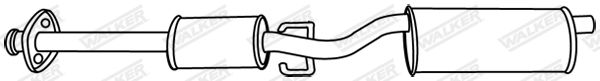 WALKER 18883 Centre Muffler