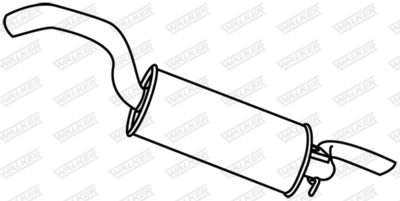 Rear Muffler WALKER 18985