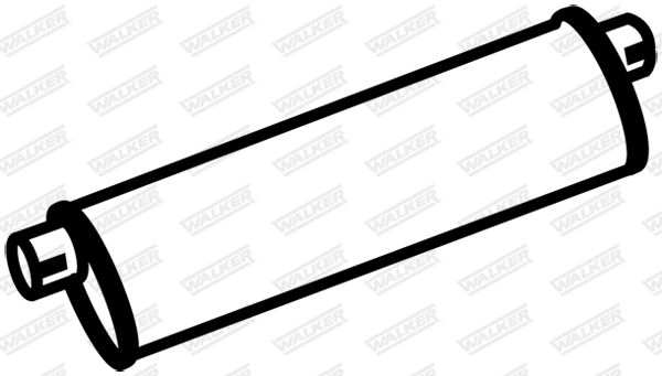 WALKER 19124 Centre Muffler