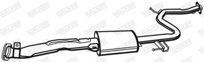Centre Muffler WALKER 21123