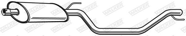 WALKER 23523 Centre Muffler