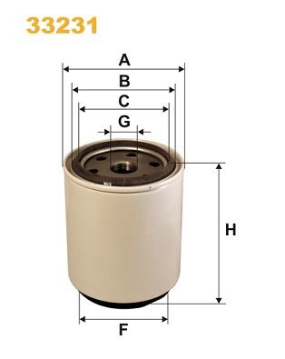 Fuel Filter WIX FILTERS 33231