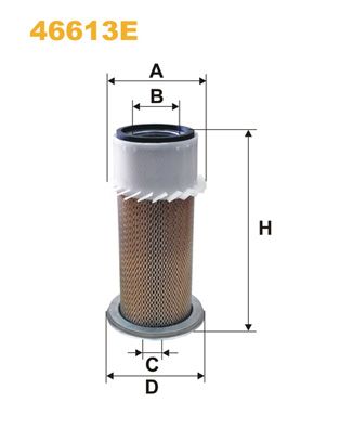WIX FILTERS 46613E Air Filter