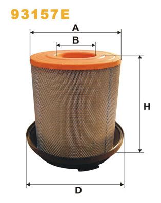 WIX FILTERS 93157E Air Filter