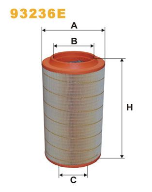 Air Filter WIX FILTERS 93236E