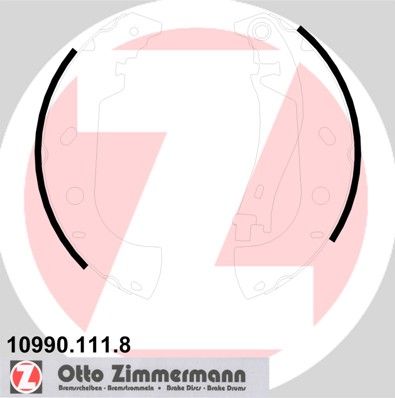 Brake Shoe Set ZIMMERMANN 10990.111.8