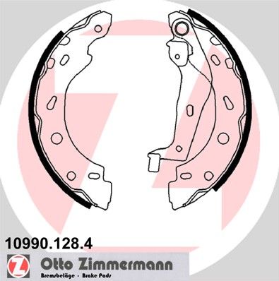 ZIMMERMANN 10990.128.4 Brake Shoe Set