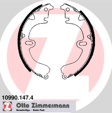 Brake Shoe Set ZIMMERMANN 10990.147.4