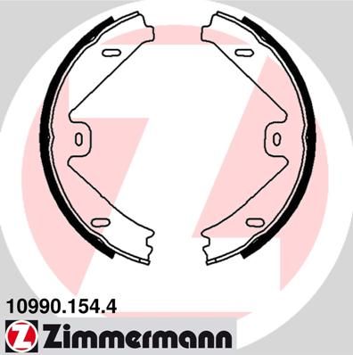 ZIMMERMANN 10990.154.4 Brake Shoe Set, parking brake