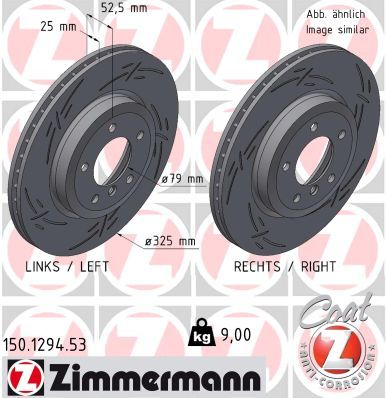 ZIMMERMANN 150.1294.53 Brake Disc