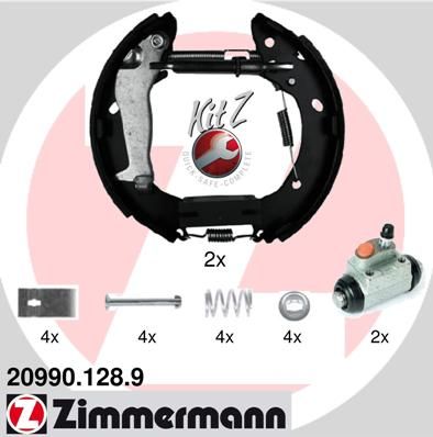 ZIMMERMANN 20990.128.8 Brake Shoe Set
