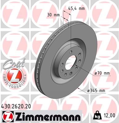 ZIMMERMANN 430.2620.20 Brake Disc