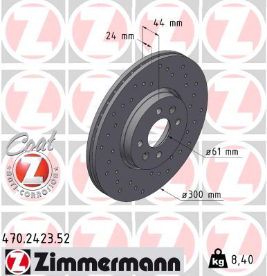 ZIMMERMANN 470.2423.52 Brake Disc