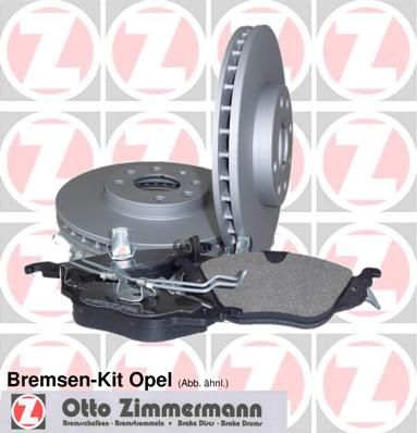 ZIMMERMANN 640.4247.00 Brake Kit, disc brake